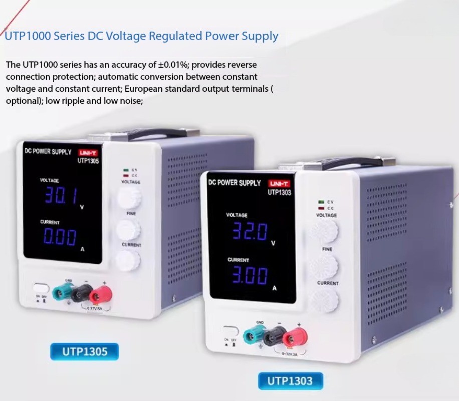 UTP1303/UTP1305 Adjustable Linear DC Regulated Power Supply 32V/3A/5A