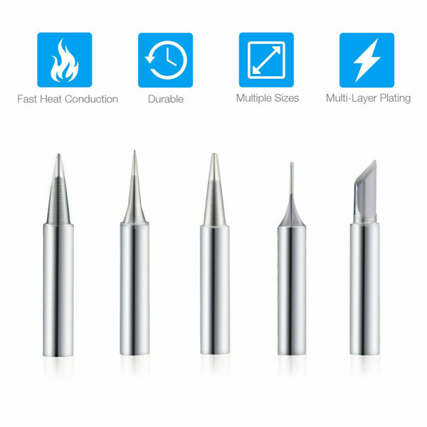 10Pcs Solder Screwdriver Iron Tip 900M-T for Hakko Soldering Station Tool Set