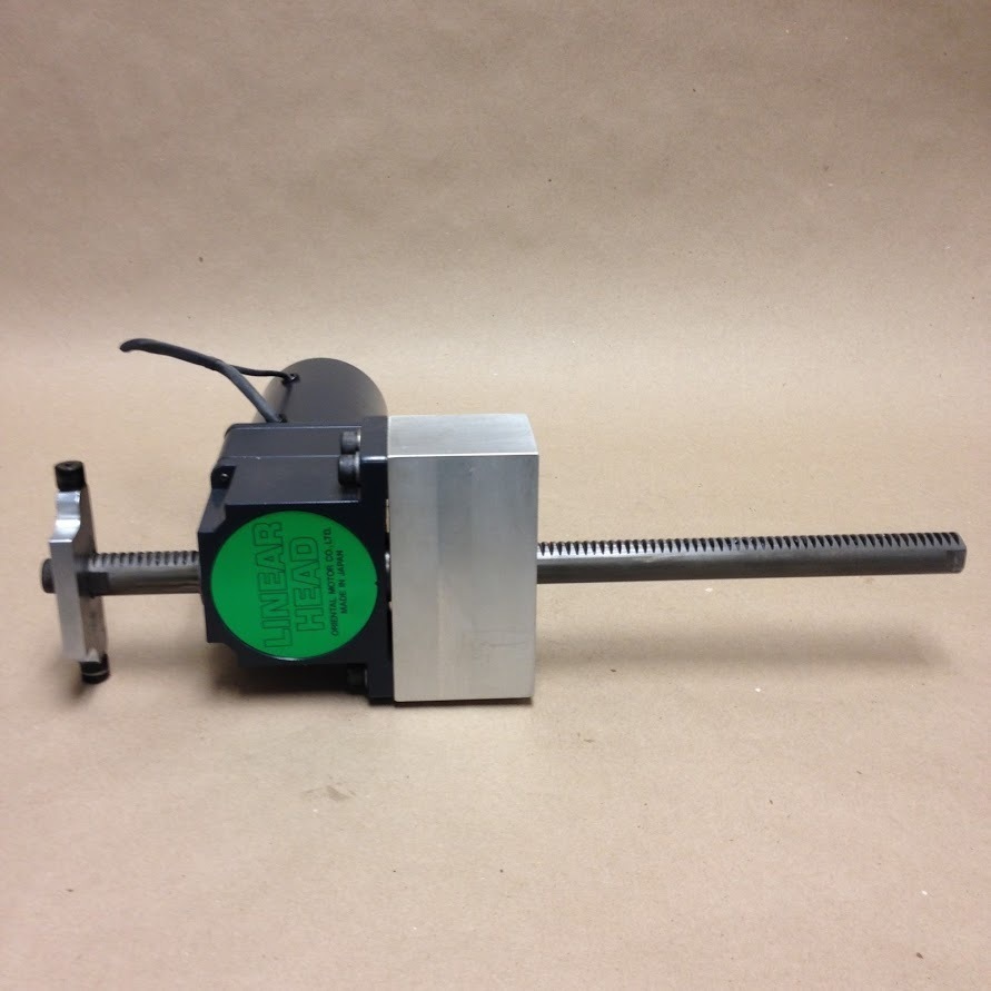Oriental Motor 4IK25GN-SWM AC Magnetic Break Motor with 4LF45N-3 Linear Head