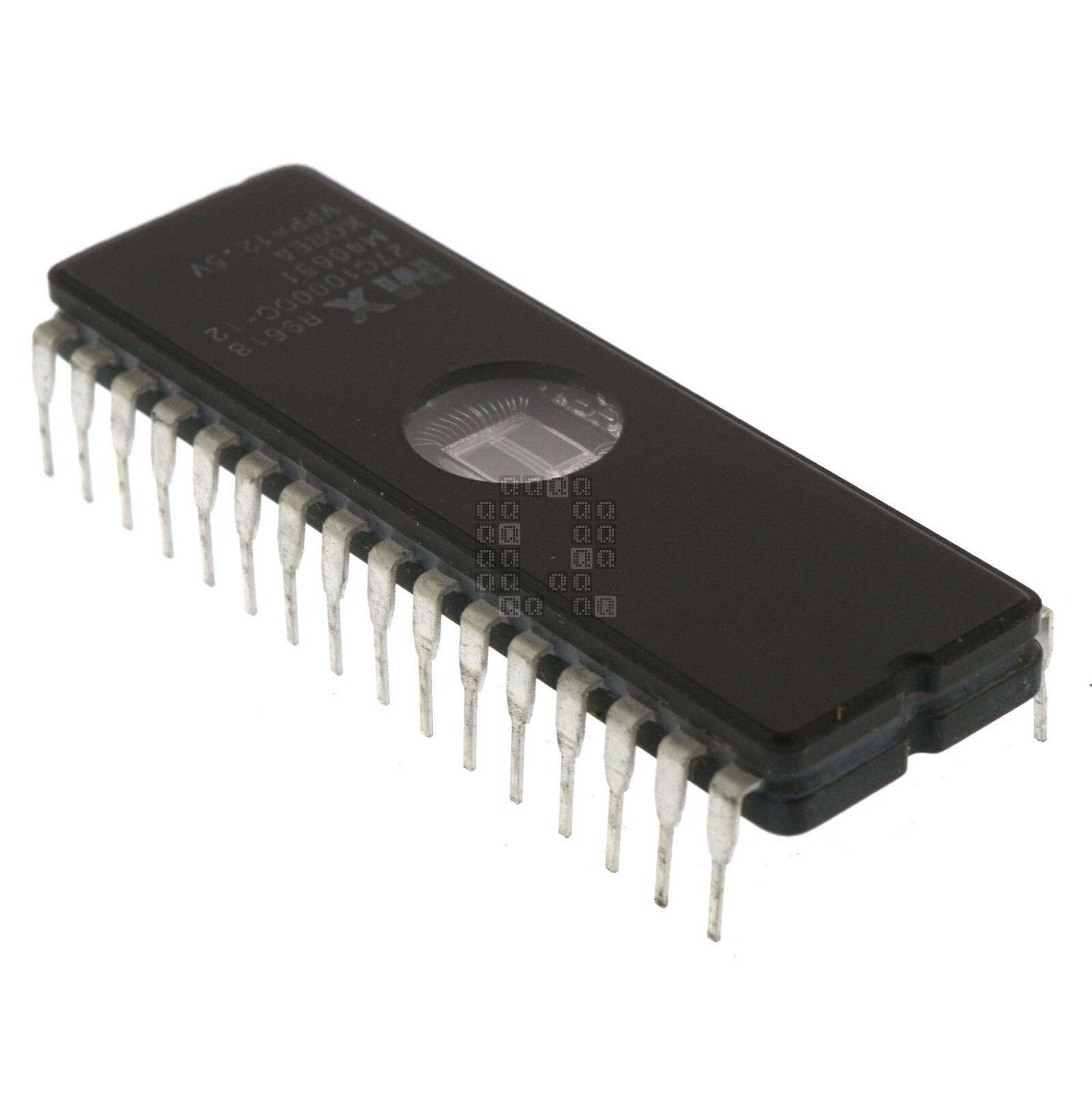 MACRONIX 27C1000DC-12 1M-Bit (128K x 8) CMOS EPROM, DIP32, UV-Erasable