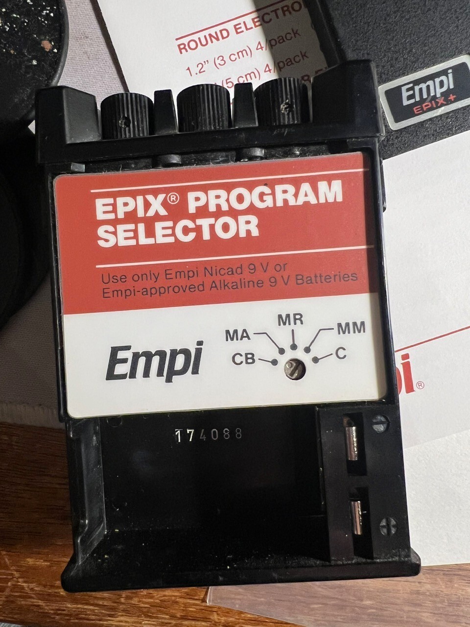 Empi Epix + 982H TENS_Pain Relief_Nerve Stimulator_w/ Case & Other Accessories
