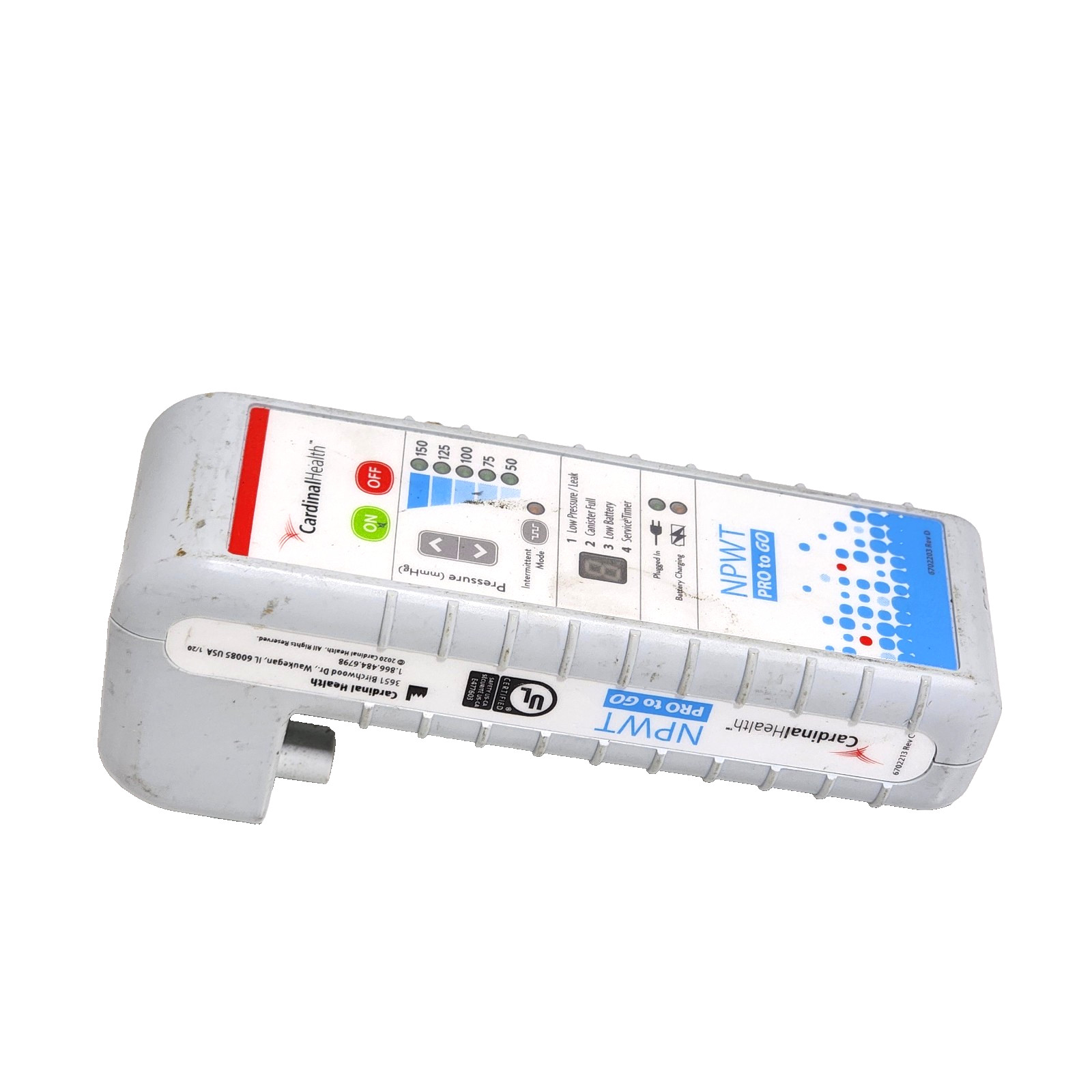 Cardinal Health NPWT Pro to Go 670223 USED.