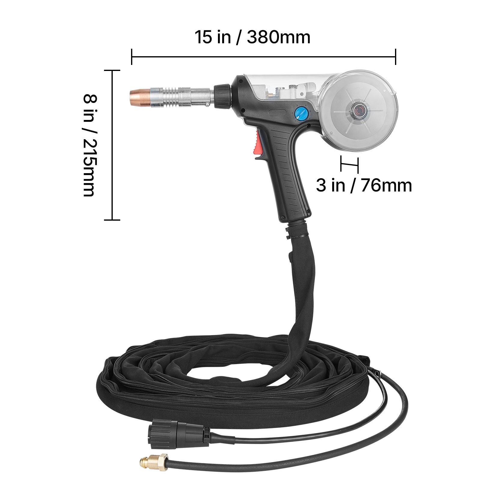 Uimoso 160Amp Spool Gun Compatible with Miller Spoolmate 200 Series 300497