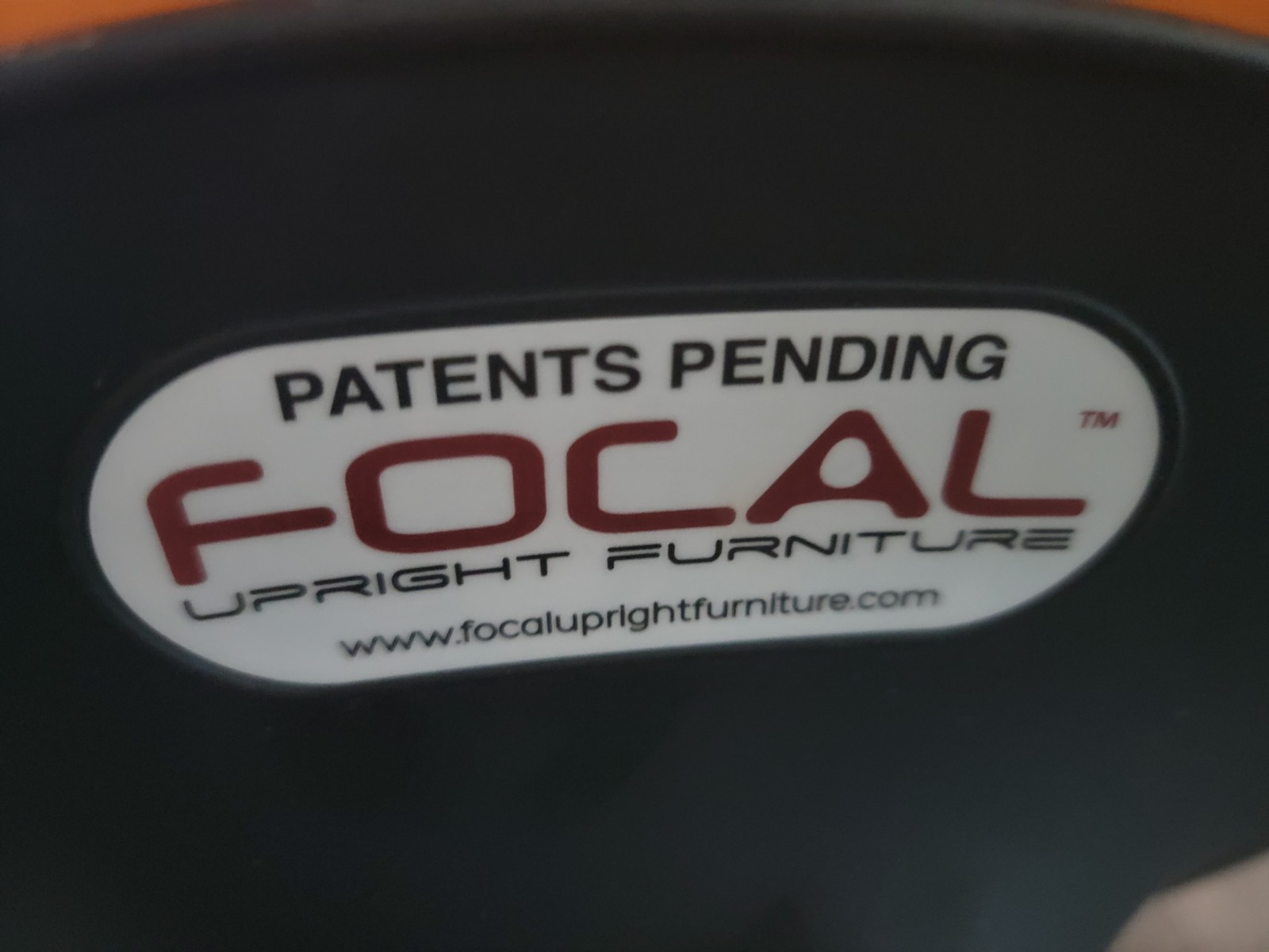 Focal Upright Mobis Leaning Active Stool Adjustable Height Seat – Citrus