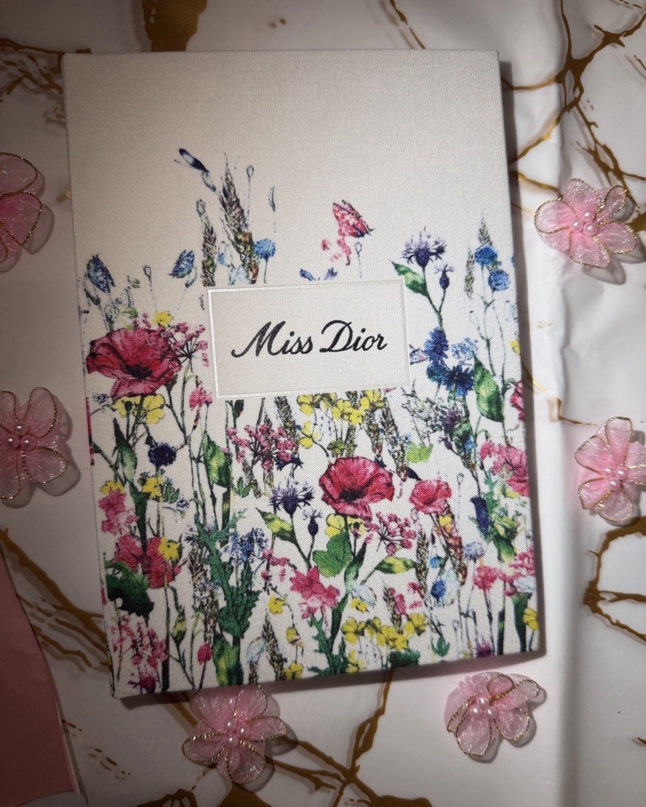 Miss Dior NOTEBOOK Floral Cover Blank Journal Notebook Writing Journal Rare