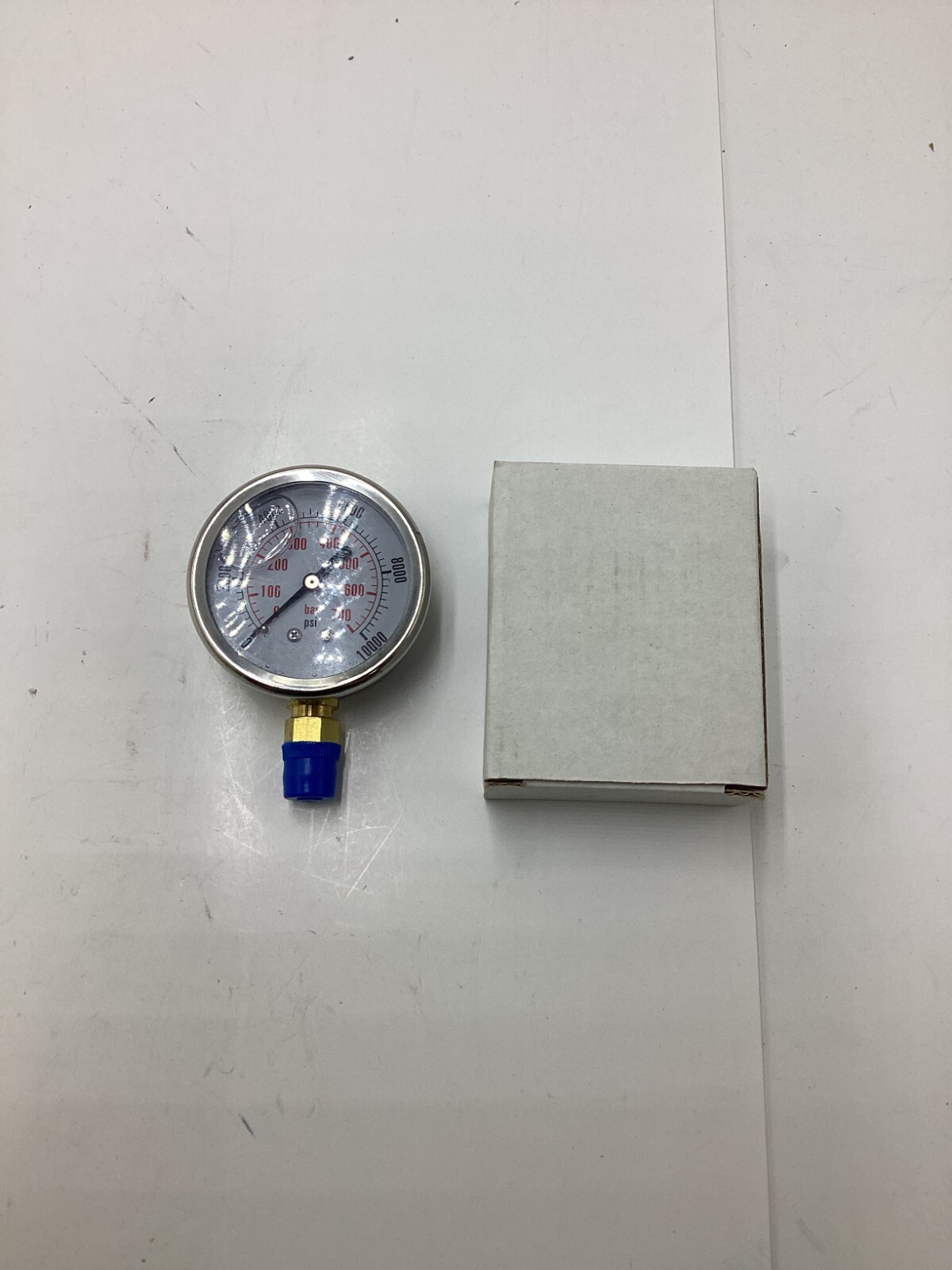 Dynamic Fluid Components Pressure Gauge CF1P-700A 0-10000psi 0-700bar 2.5″