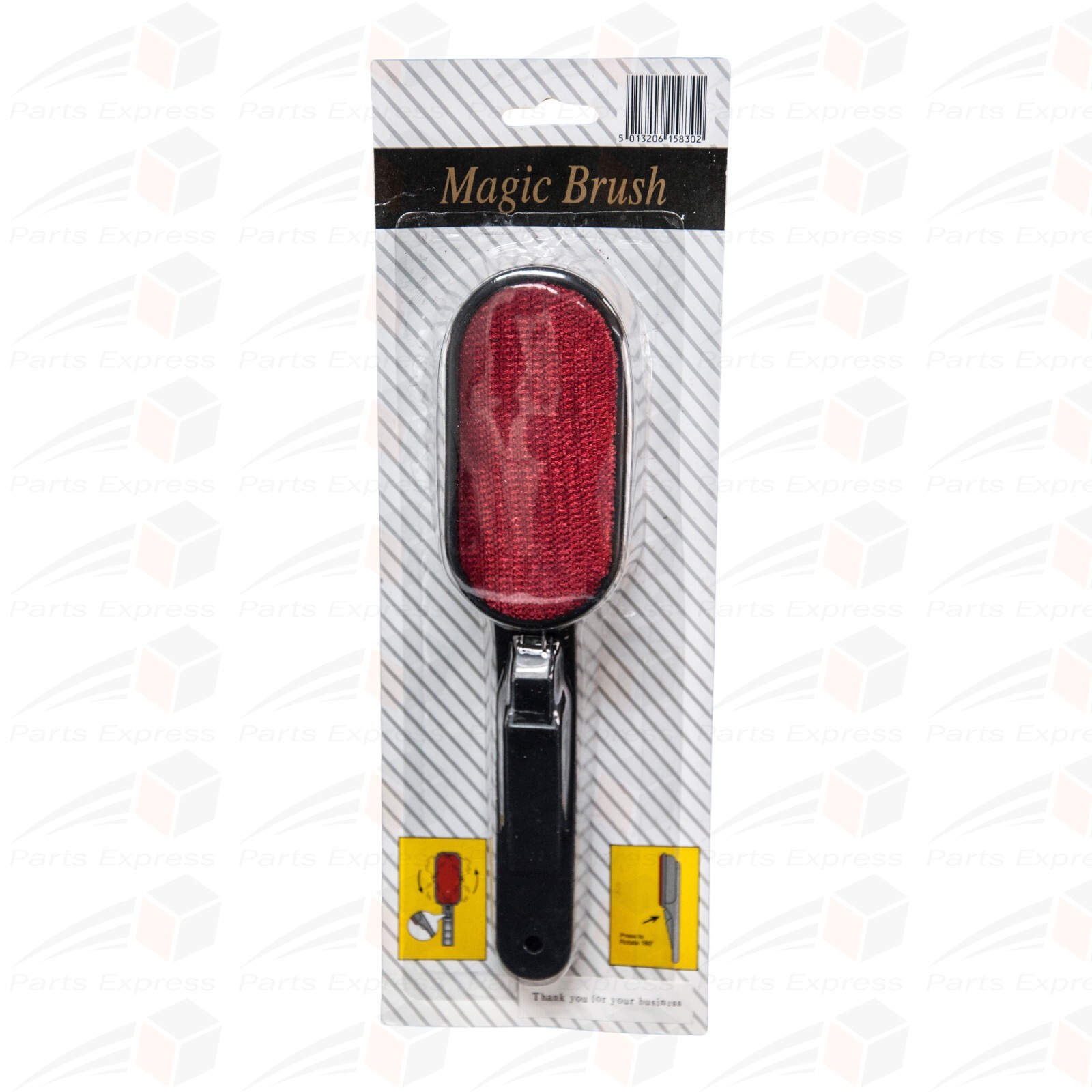 Original SWIVEL MAGIC Lint Brush Clothes Fabric Pet Hair Dust Remover