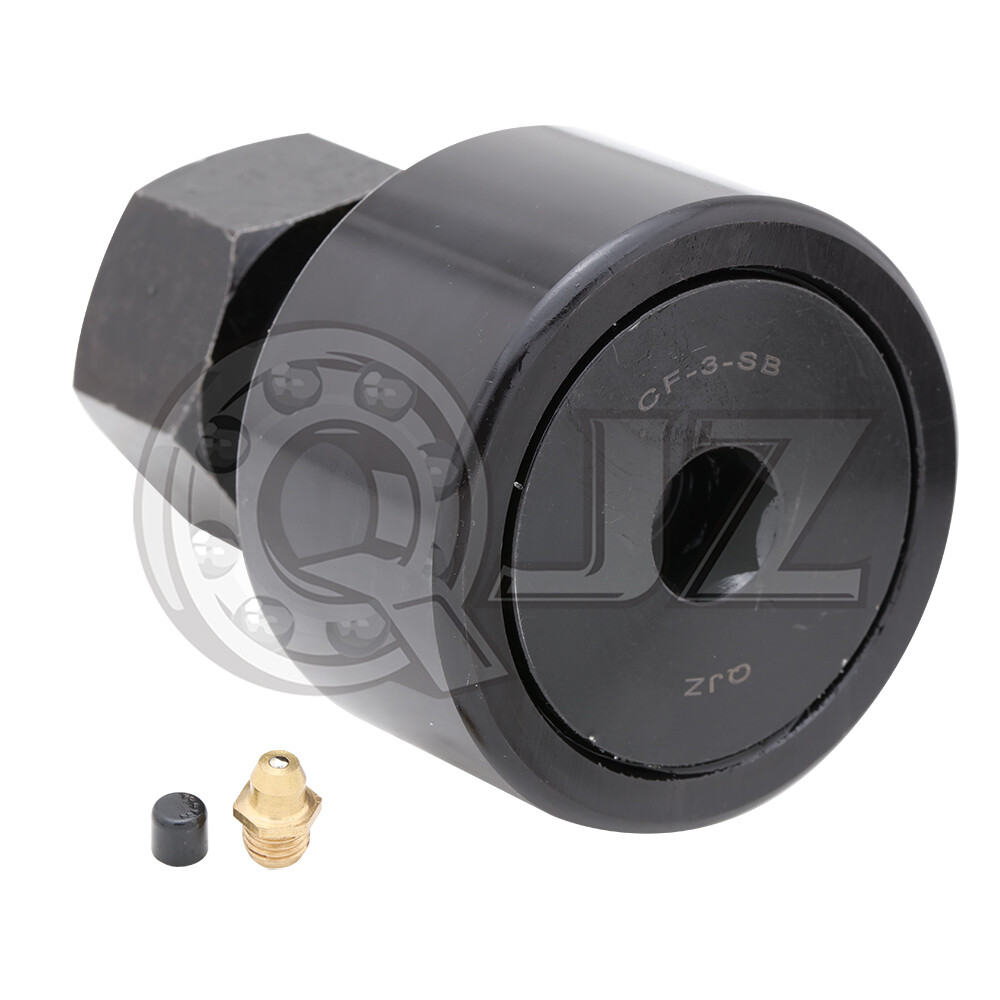 [(Qty.1)] CF-3-SB Stud Mount Cam Follower Cylindrical Roller Bearing Replacement