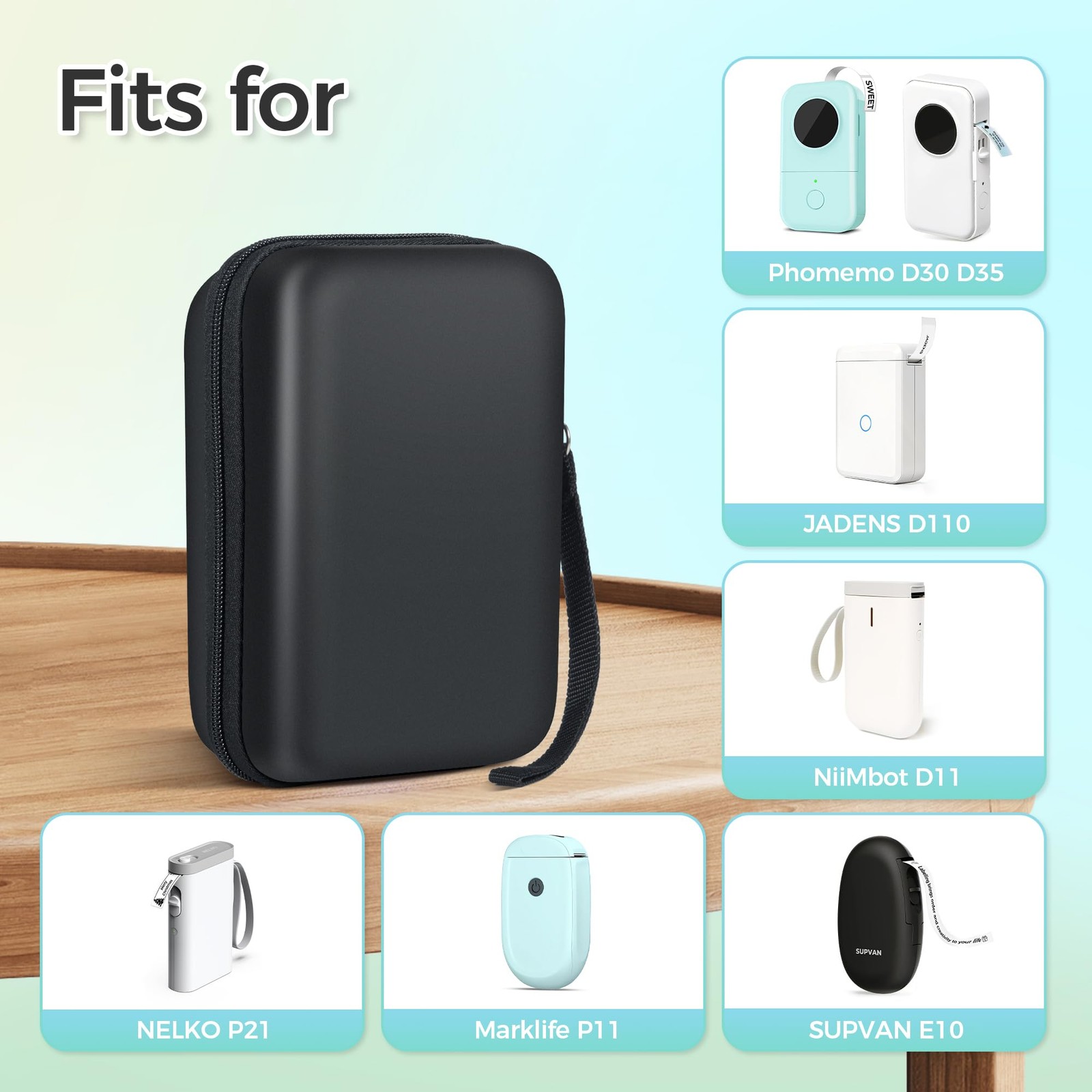 Carrying Case Holder For P21 Label Maker Wireless Printer Box Shell Only