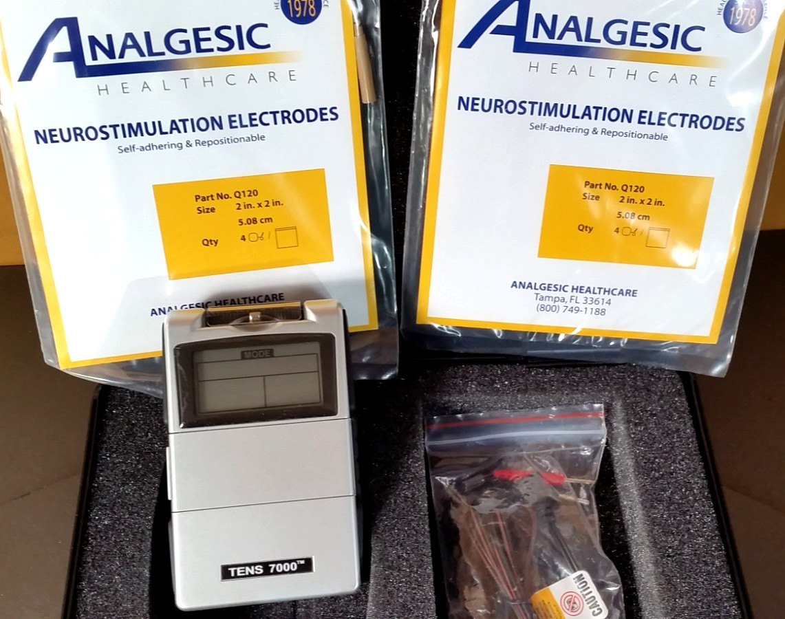 TENS 7000 2nd Edition Back Pain Relief Digital Unit / Accessories