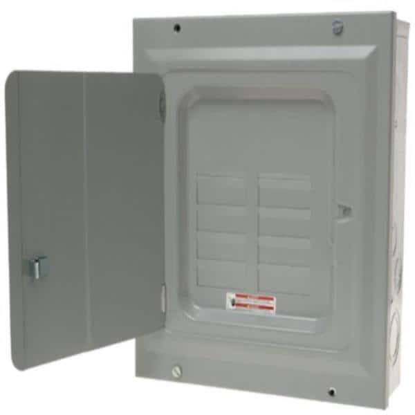 BR 125 Amp 8 Space 16 Circuit Indoor Main Lug Load center with Surface Door