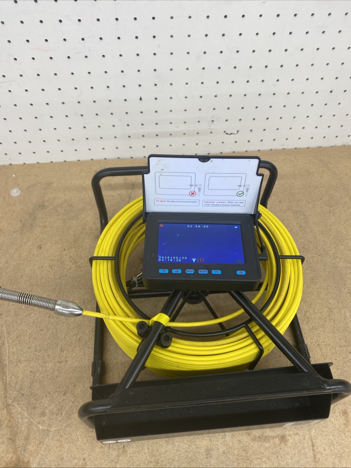 VEVOR Sewer Camera, 164FT 4.3″ Screen, Pipeline Inspection Camera