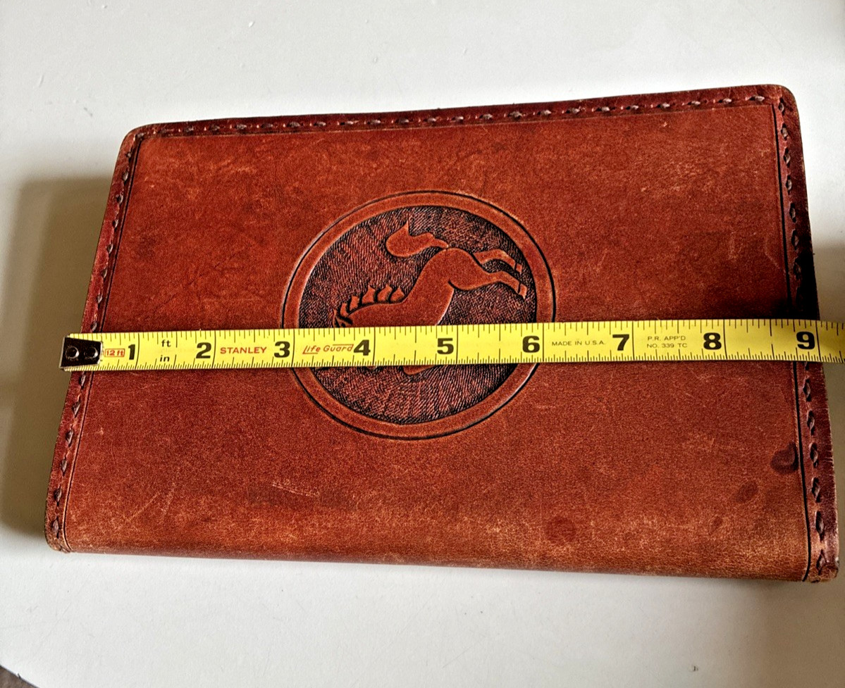 Leather Notebook Refillable Journal Rustic Handmade Unicorn Vintage