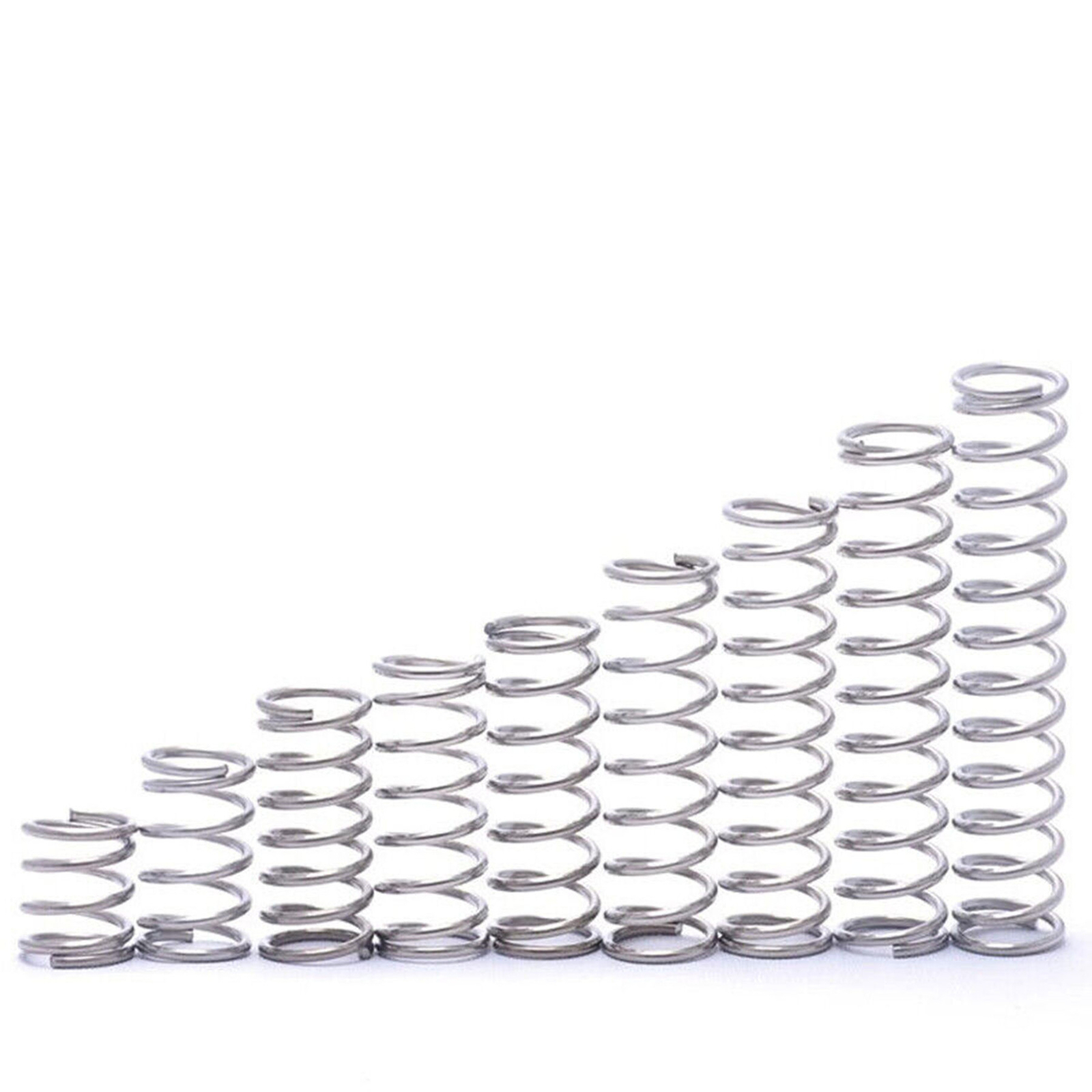 5pcs Wire Dia 0.3mm~1.2mm Stainless steel Small compression spring