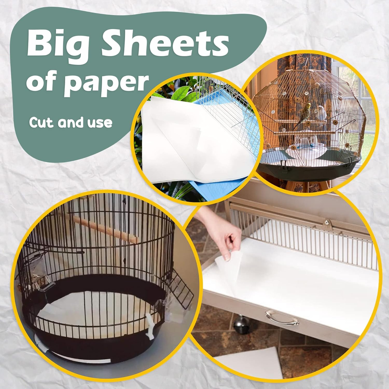 Newsprint Packing Paper – 500 Sheets, Large 27″ X 17″ Unprinted Packing Paper Sh