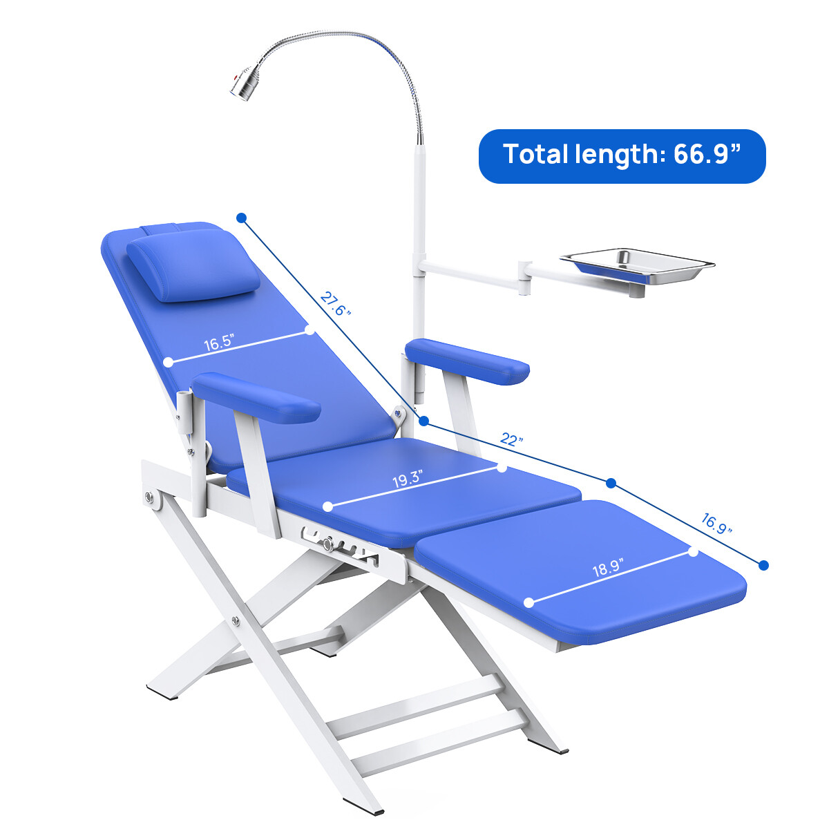 Dental unidad móvil de entrega de succión compresor de aire 4H /Silla portátil