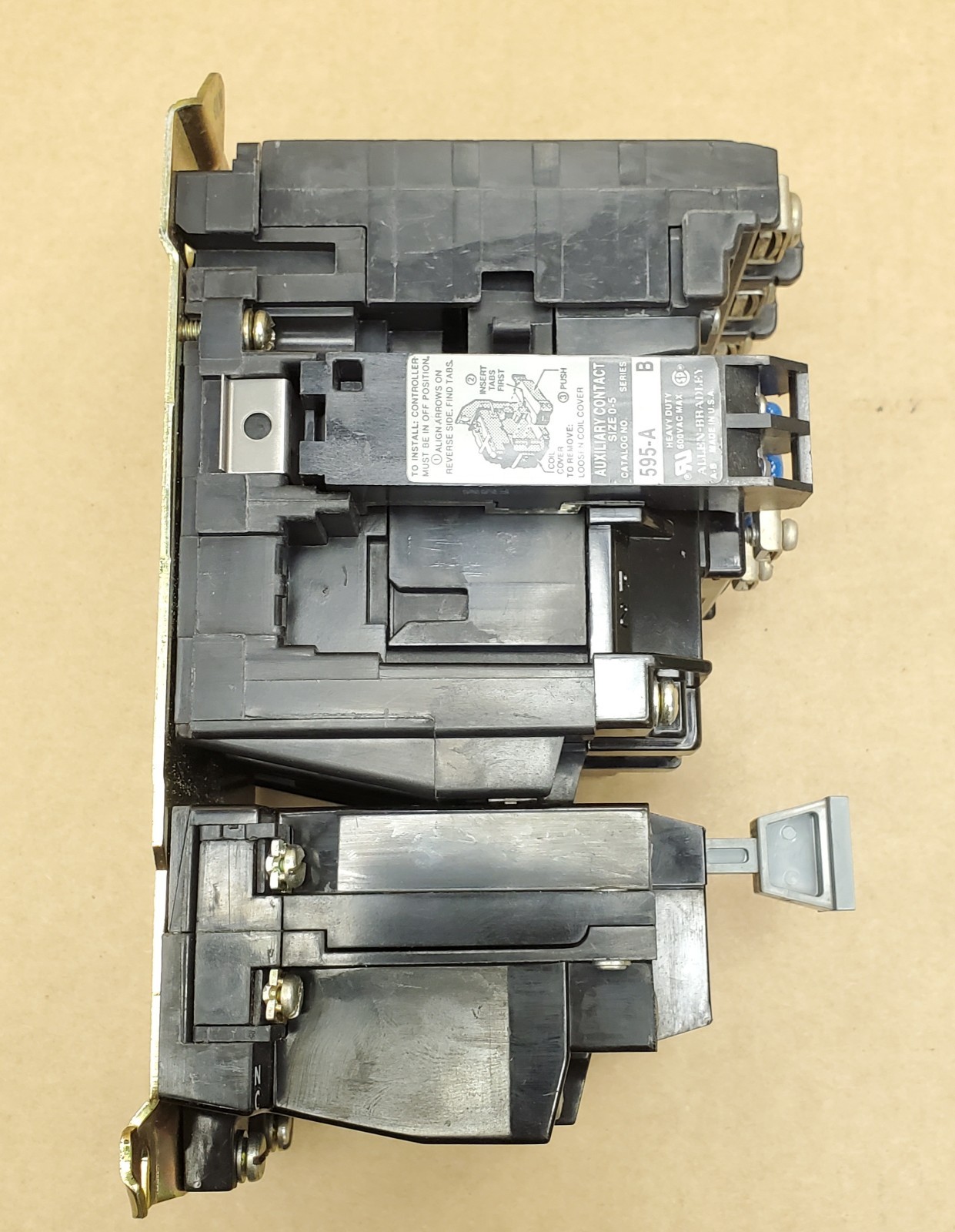 Allen-Bradley 509-BOD Ser B Motor Starter w/ 120VAC Coil rated 10HP @ 480VAC NEW