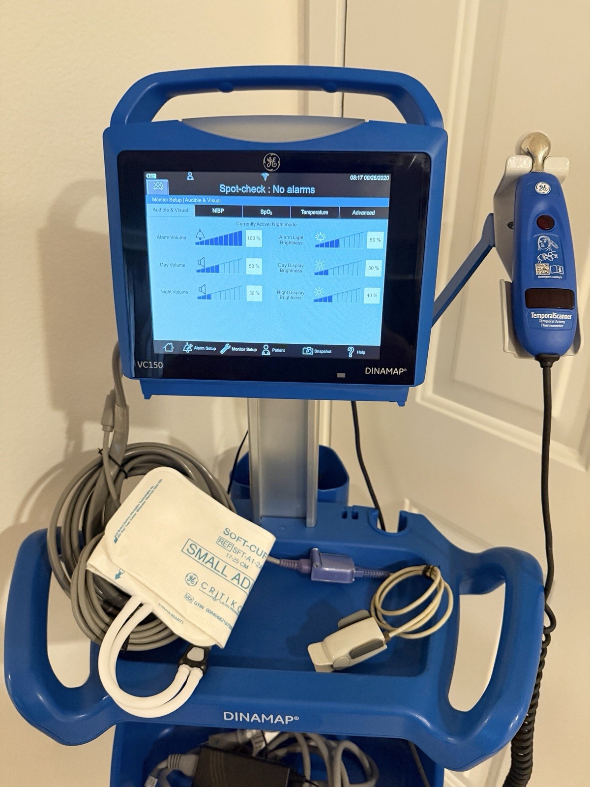 GE Carescape Dinamap VC150 Vital Signs Monitor w/ Accessories/Local Pick up Only