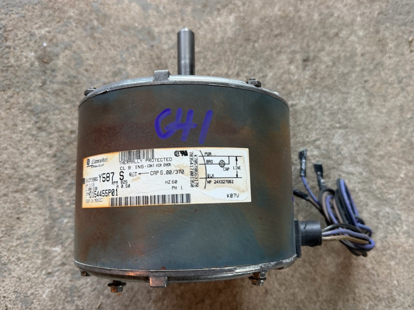 Trane MOT10514 Fan Motor 5KCP39BGY587S 1/15hp 825rpm D154455P01 Same Day Shiping
