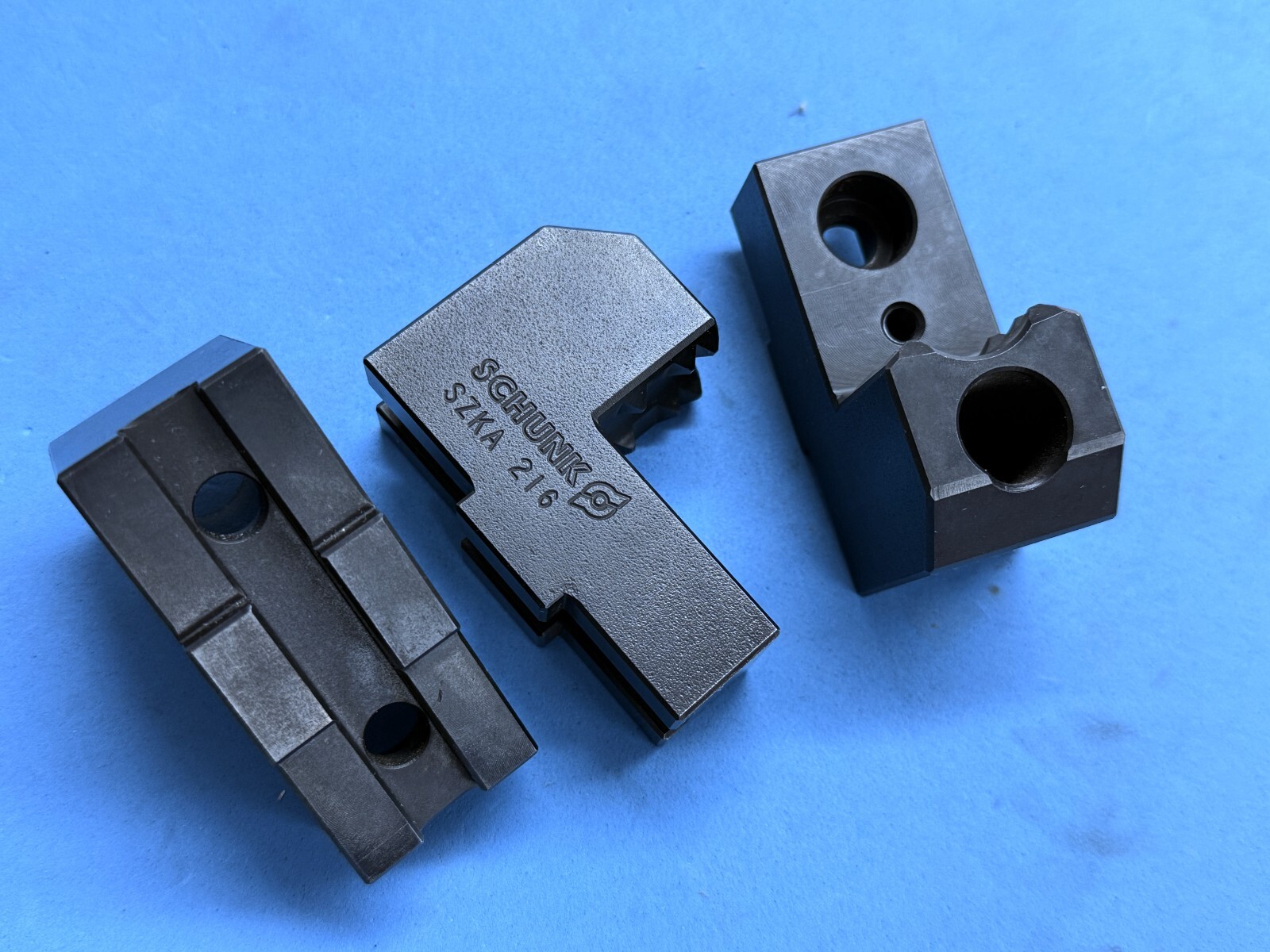 SCHUNK Hard CLAW Jaw ( Set of 3 ) Tongue and groove SZKA 216