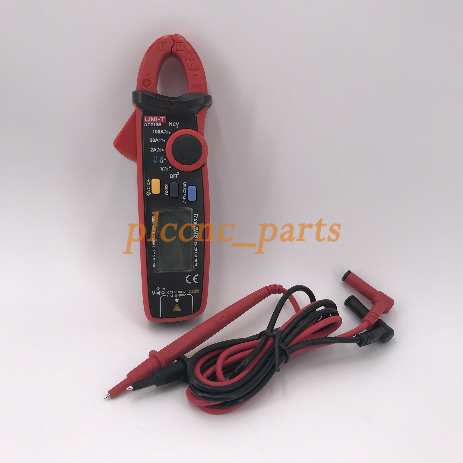 UNI-T UT210E Digital Clamp Meter Multimeter AC DC Current Resistance Tester