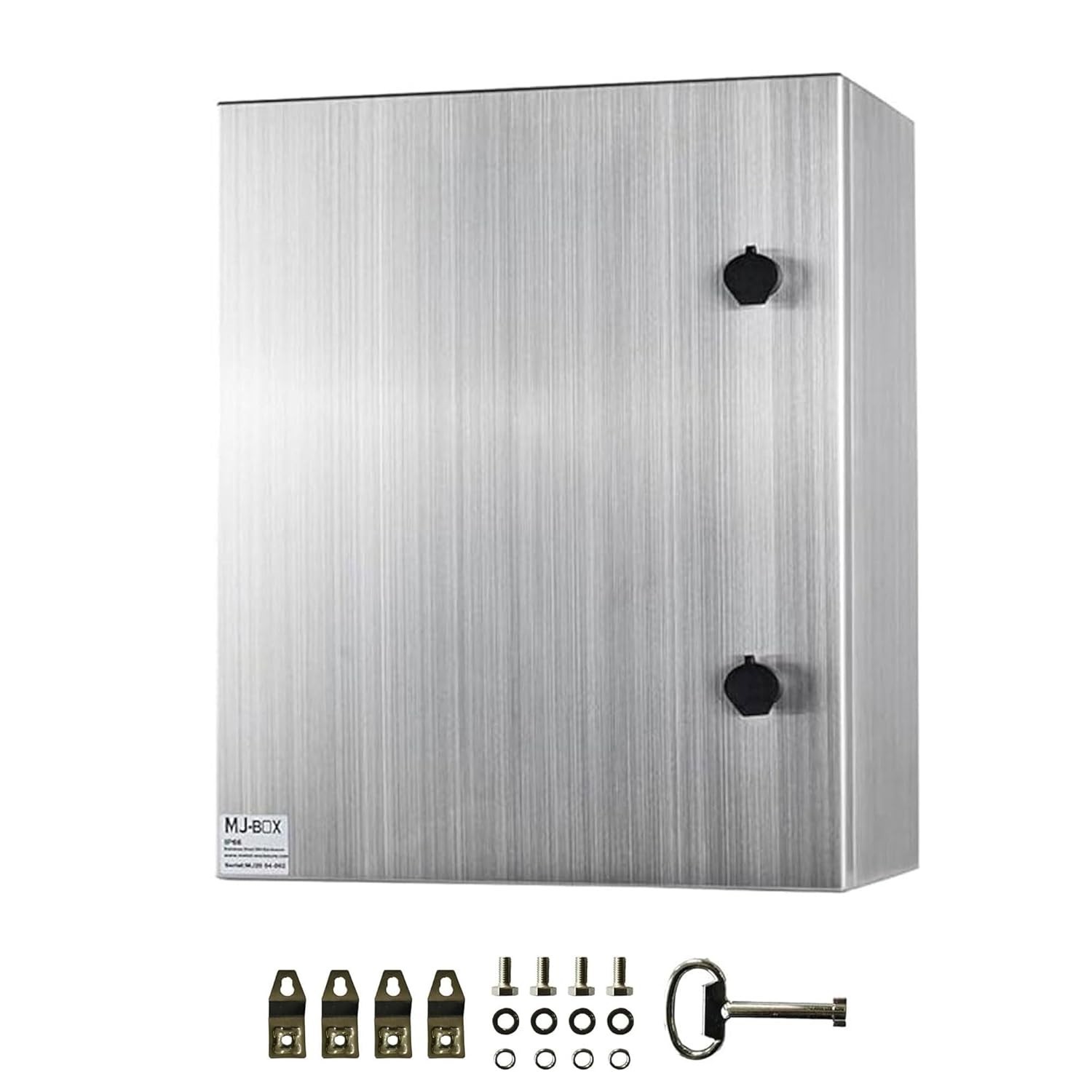 24×20×10″ 304SS Wall Mount Control Cabinet NEMA4X IP66 Corrosion Resistant Box
