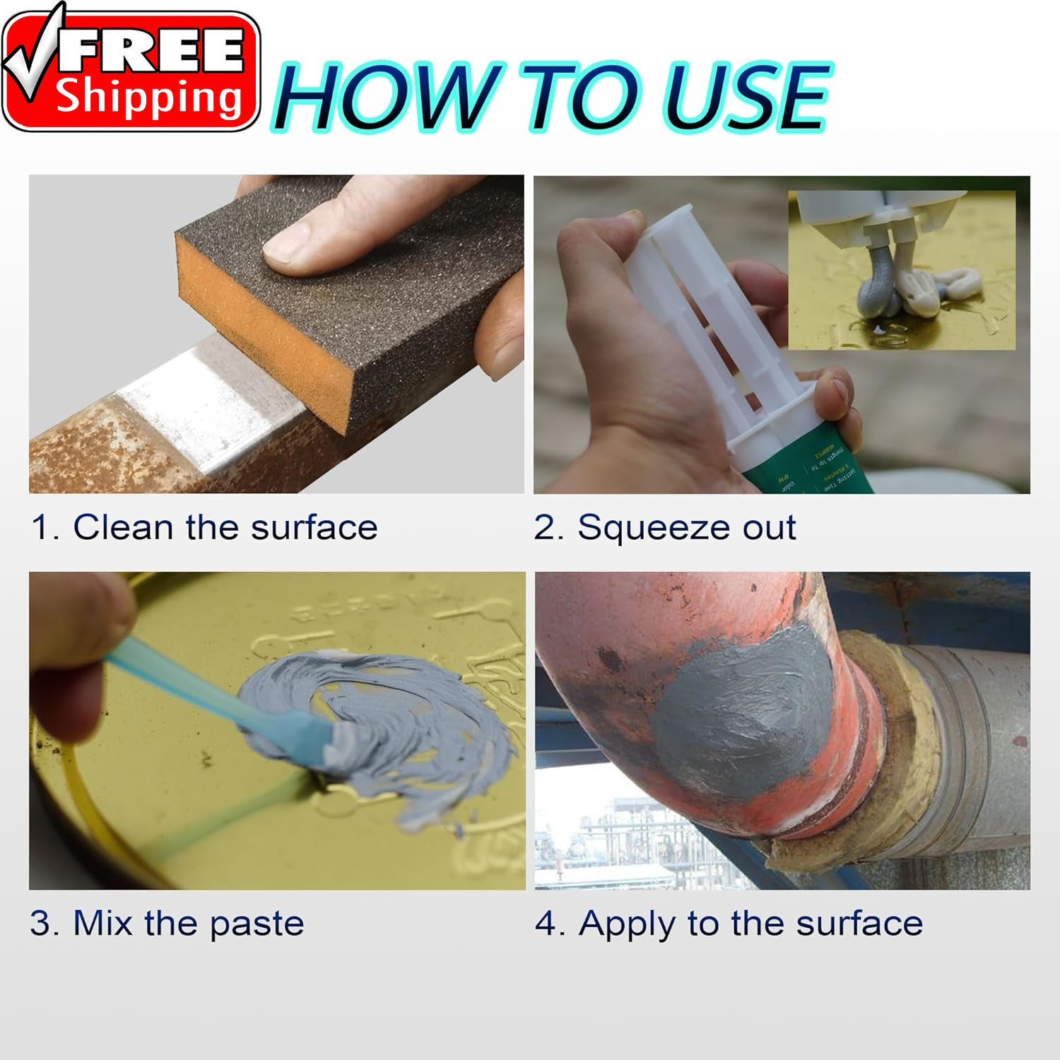 Metal Glue Heavy Duty Waterproof, Metal to Metals Adhesive, Liquid Weld, Welding