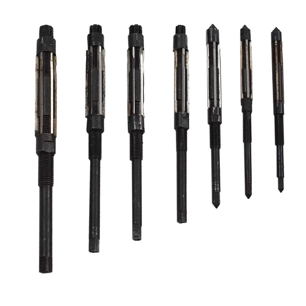 7 Pieces Adjustable Hand Reamers Set 8/A to 2/A Size 1/4 -15/32” HSS