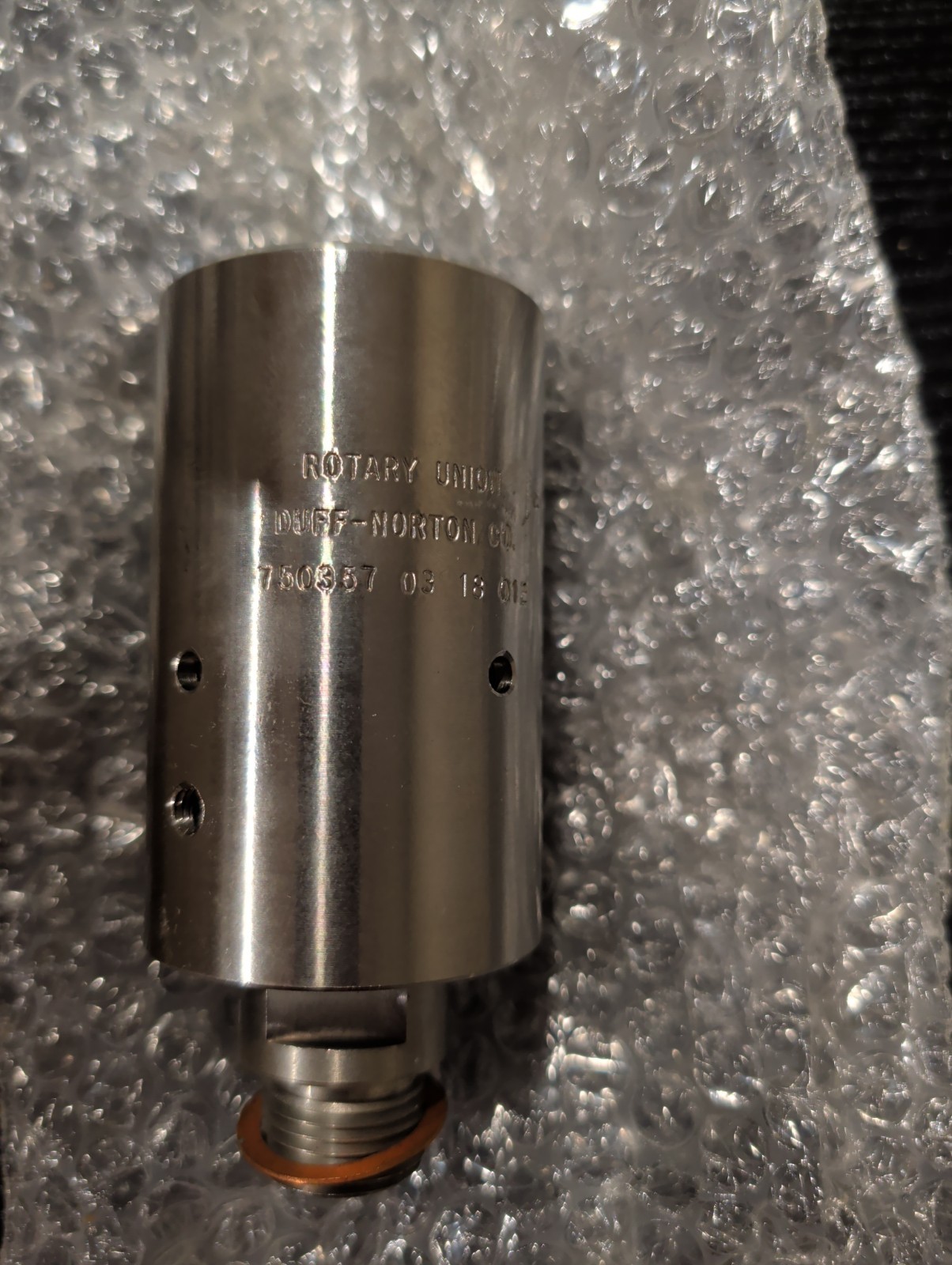 Rotary Union 750357C American Seller Illinois Stock Duff Norton Series 5000