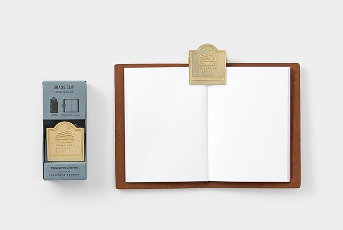 TRAVELER’S notebook Starbucks Reserve Roastery Camel passport size Set of 8
