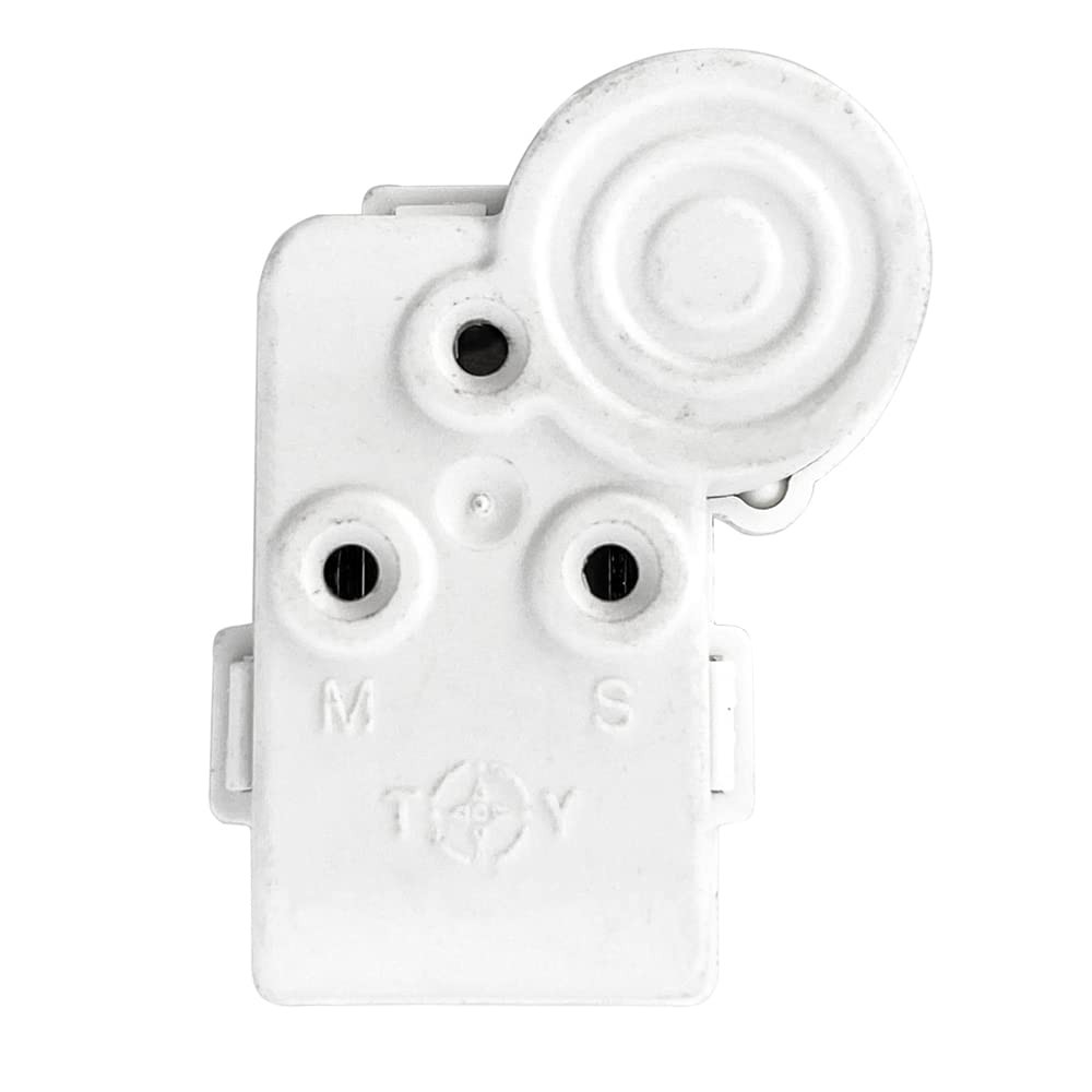 2Pin Refrigerator Compressor PTC Starter Relay Over 1.77×1.26×1.07inch, White