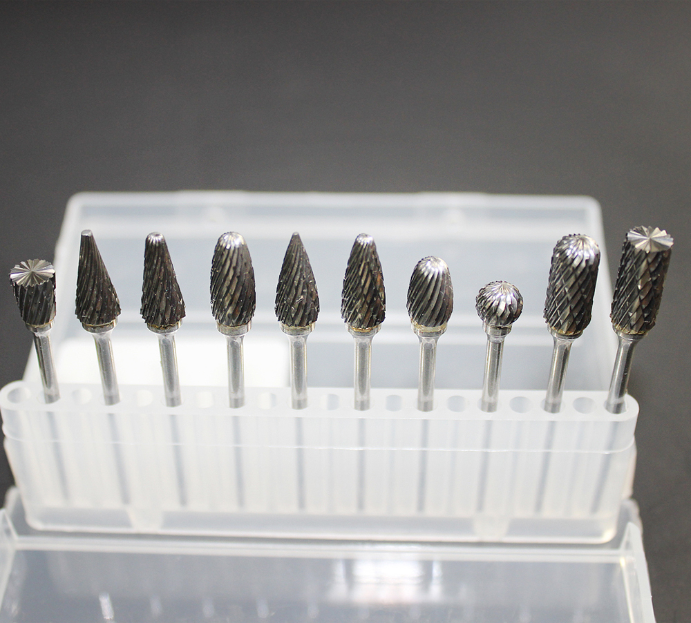 10 PCS Tungsten Carbide Dental Burs 2.35mm for Precision Polishing
