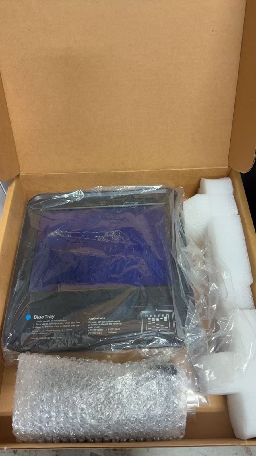 BIO-RAD Blue Sample Tray for GelDoc Go Gel Imaging System #12012160