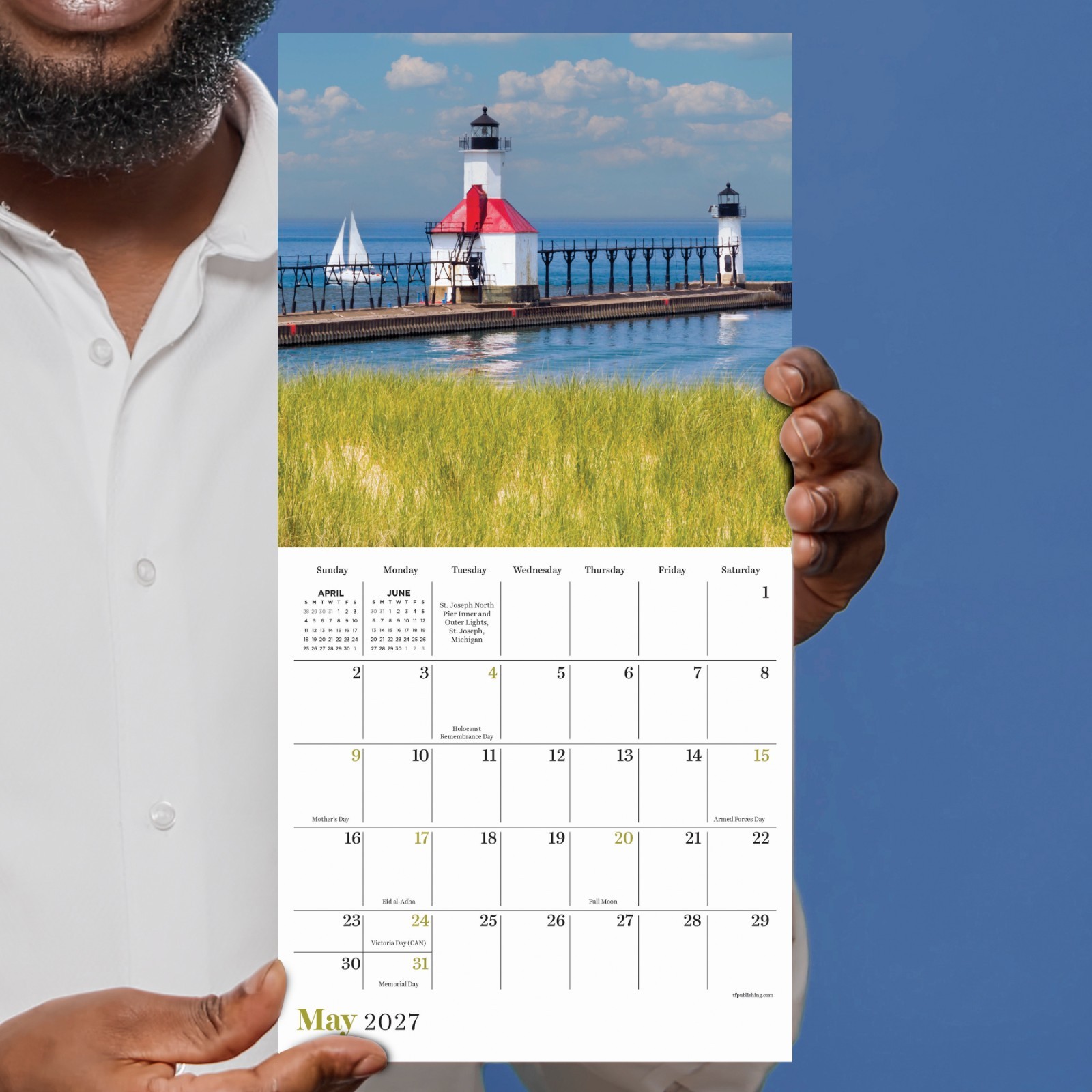 2027 Lighthouses Mini Calendar