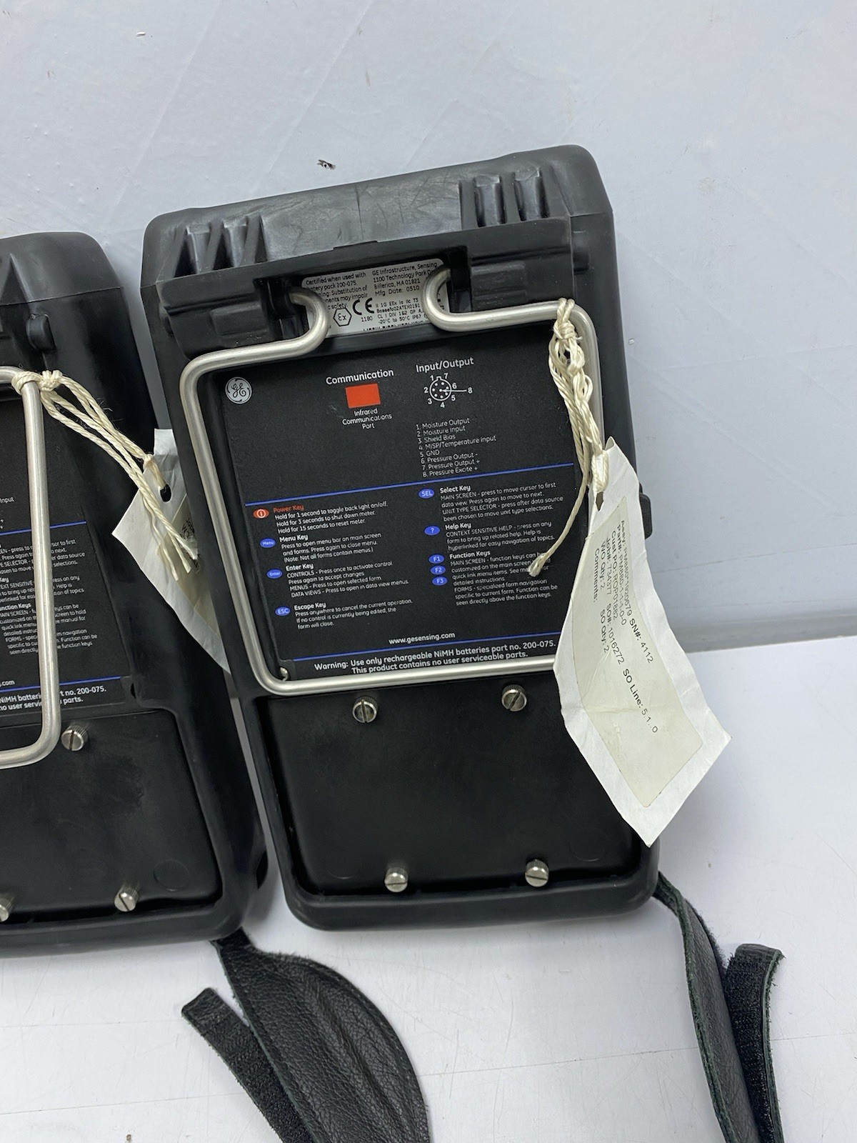 GE PANAMETRICS PM880 PORTABLE HYGROMETER PM880
