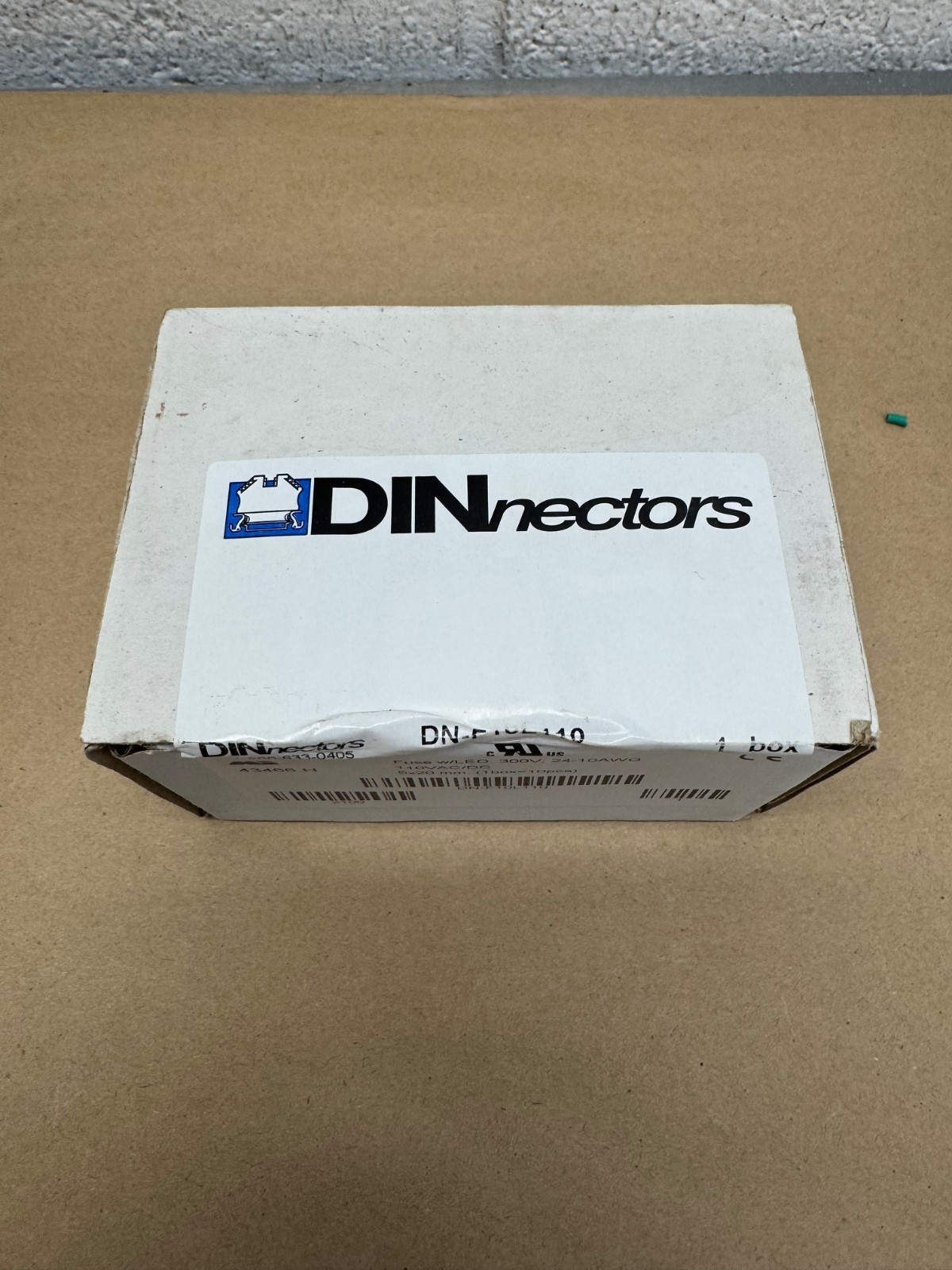 DINnectors DN-F10L110 Terminal Block Fuse w/ LED Light (10 pcs) *FACTORY SEALED*