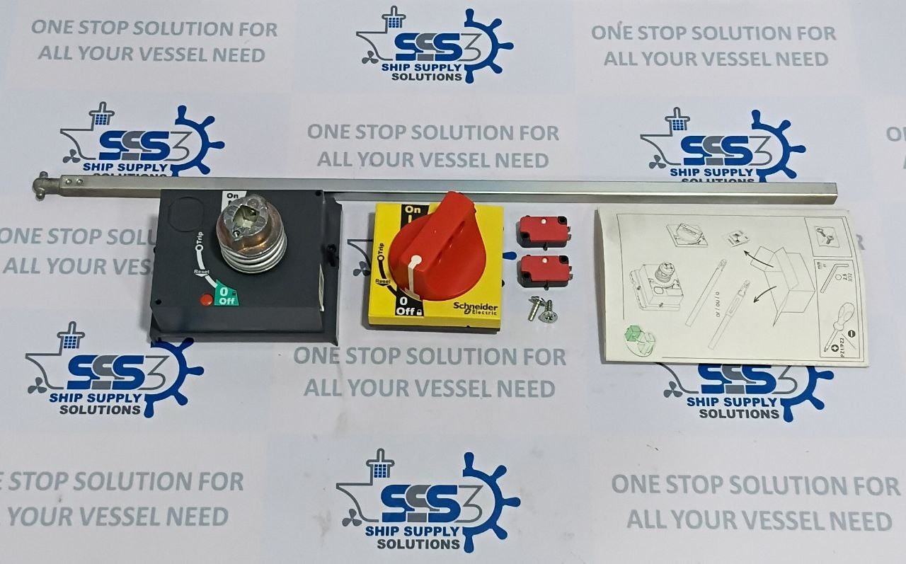 Schneider Electric LV429340 Extended Red-Yellow Rotary Handle (Unused New)