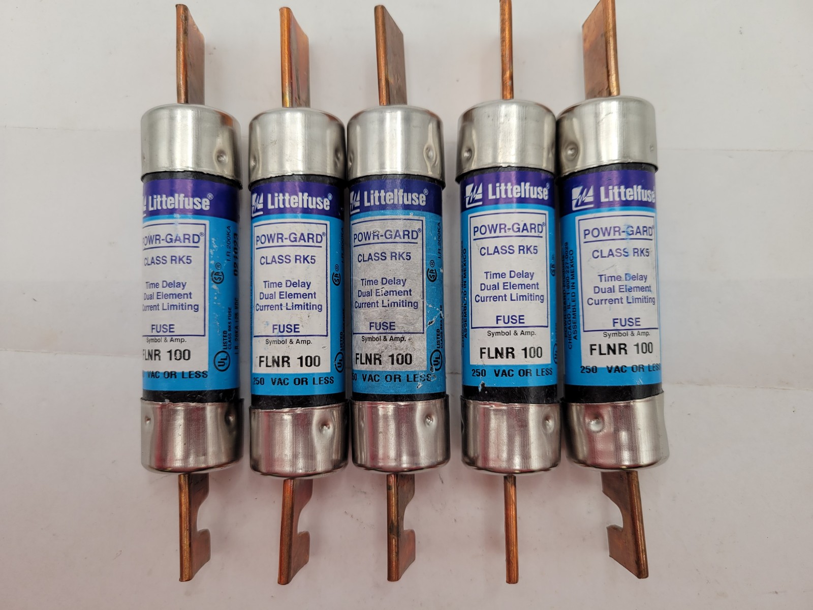Littelfuse FLNR 100 Powr-Gard Class RK5 Fuse 100A 250V
