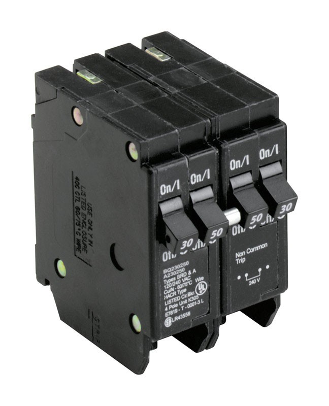 Eaton 30/50 amps Plug In 4-Pole Circuit Breaker