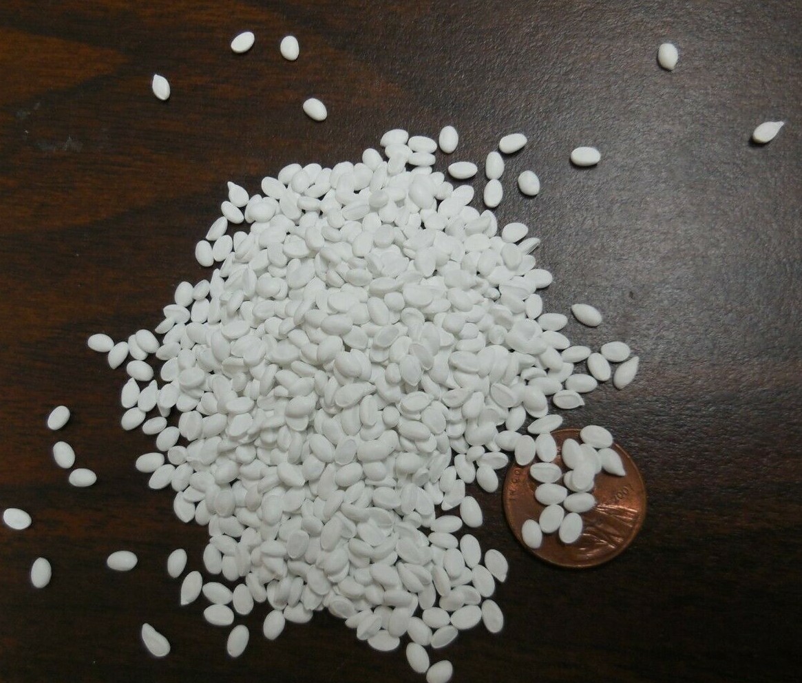 EVA White Color Concentrate Plastic Pellets Colorant for PP PE TPE TPV PBT 5 lbs