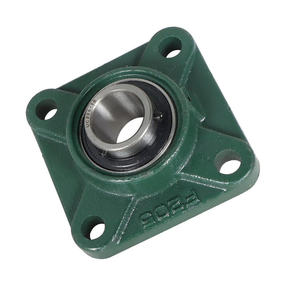 10 Pack UCF205-16 Pillow Block Flange Bearing 1″ Bore 4 Bolt Solid Base