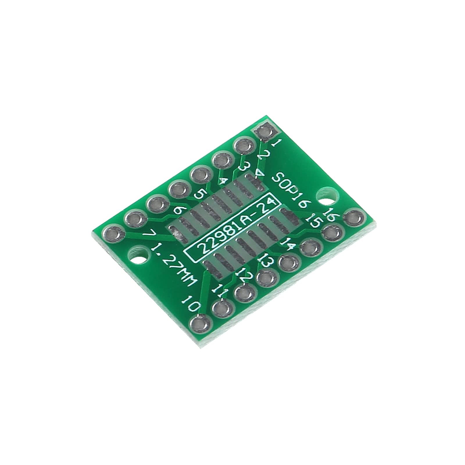 ALMOCN 15Pcs SOIC-16 SOP-16 SSOP-16 to DIP-16 16 Pin Breakout Board