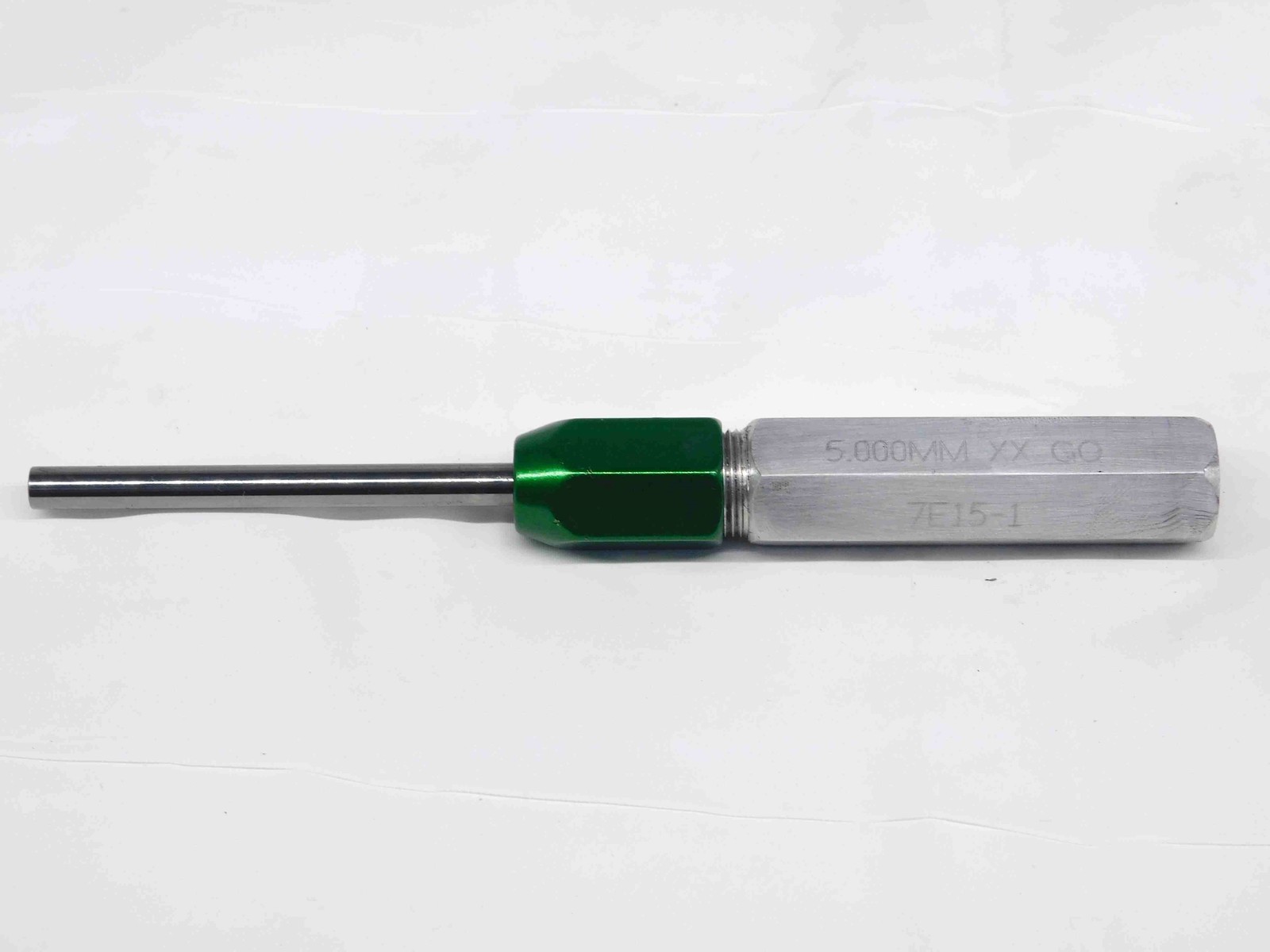 5.000 CLASS XX METRIC PIN PLUG GAGE ONSIZE 5 mm .1969 5.00 INSPECTION CHECK