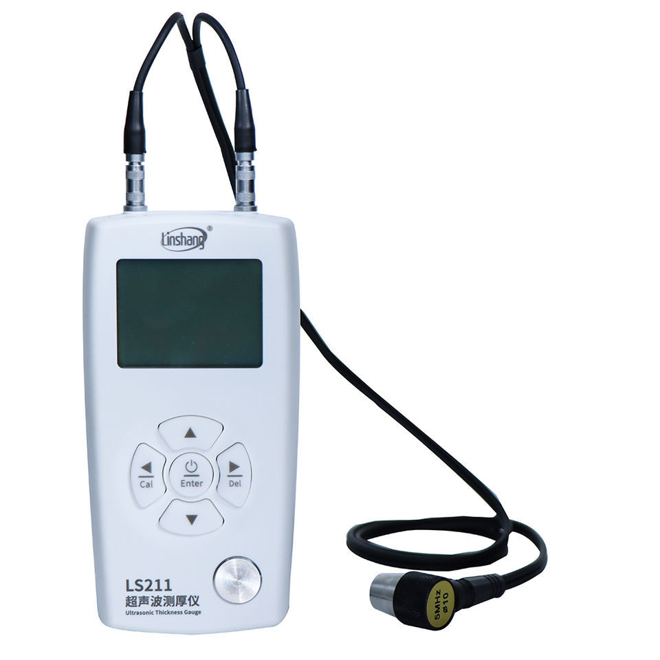 Ultrasonic Thickness Gauge Tester Meter 0.8-600mm for Metal Plastic Glass Steel