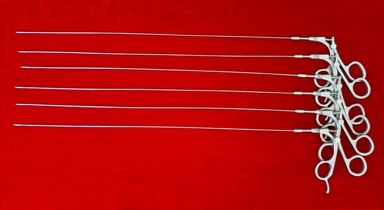 Hysteroscopy Semi Rigid Scissor 5fr 40cm Reusable High Quality Instruments-6pc