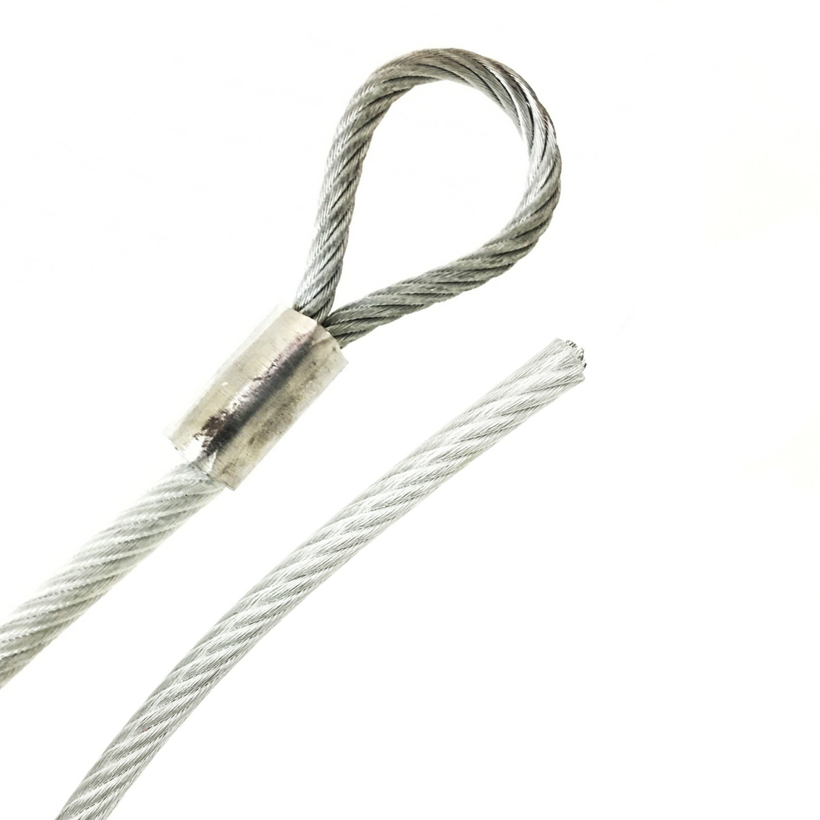 1ft – 70ft Galvanized Steel 3/16″ – 1/4″ Vinyl Coat Wire Rope Cable 7×19 strand