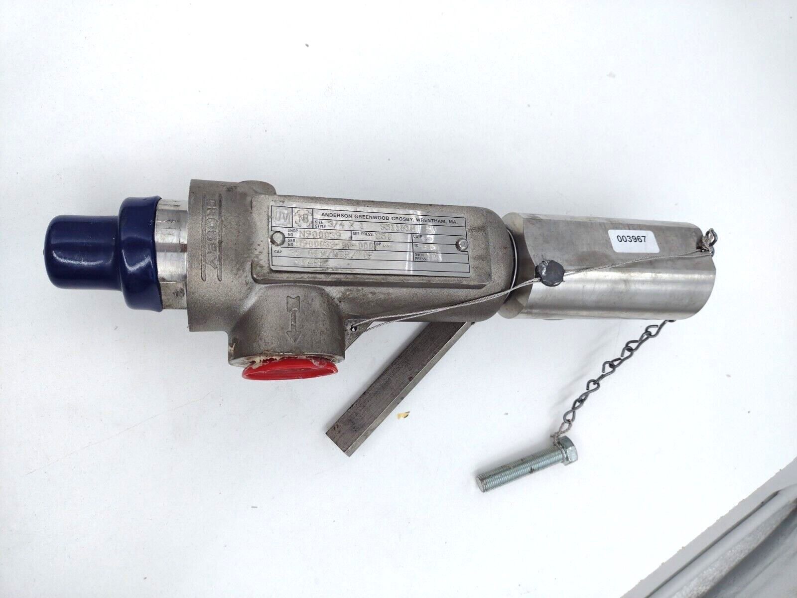 * Crosby 81 Series CF8M 3/4 x 1 951181M SA351 Pressure Relief Valve 250 psi