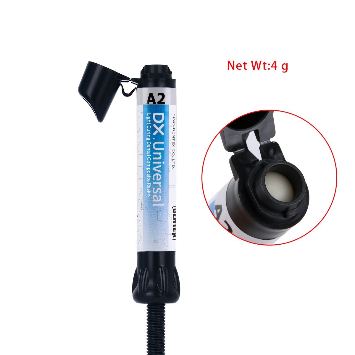 Dentex Dental Composite Resin B1 Universal Light Cure Resin Shade 4g/Syringe