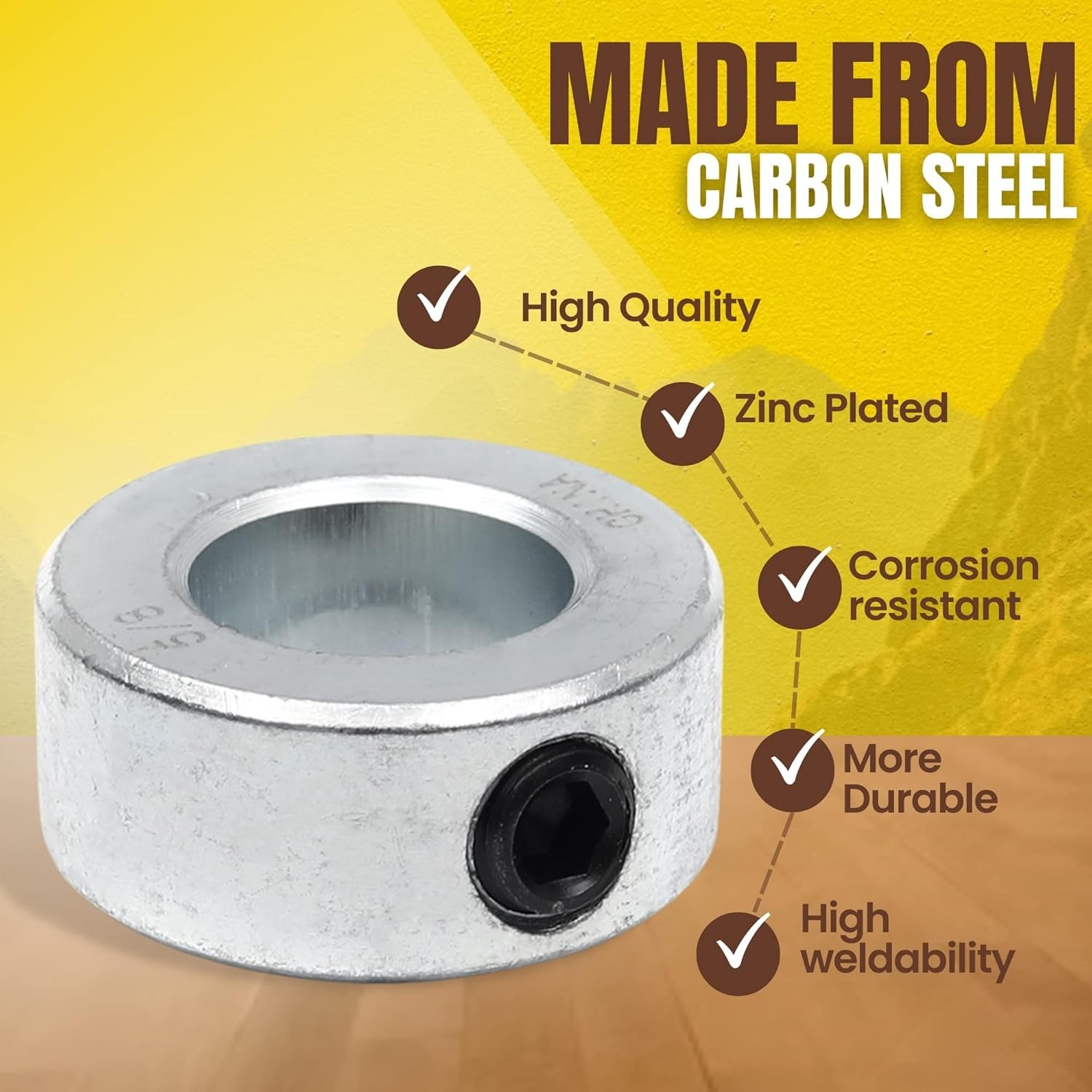 Cost-Efficient 4-Pack of 5/8” Bore Shaft Collars – Ultimate Industrial Support
