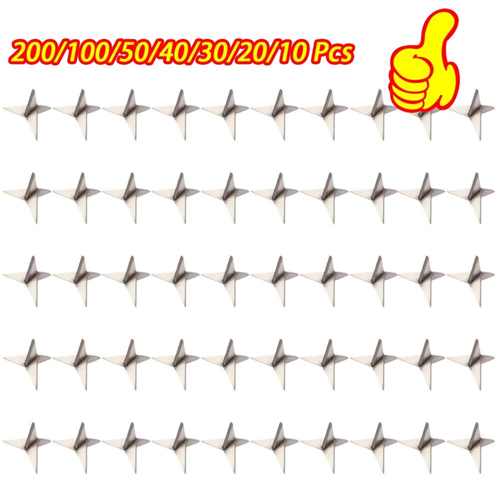 200Pcs Tire Puncture Spikes Heavy Portable Duty Carbon Steel Triangle RoadSpikes